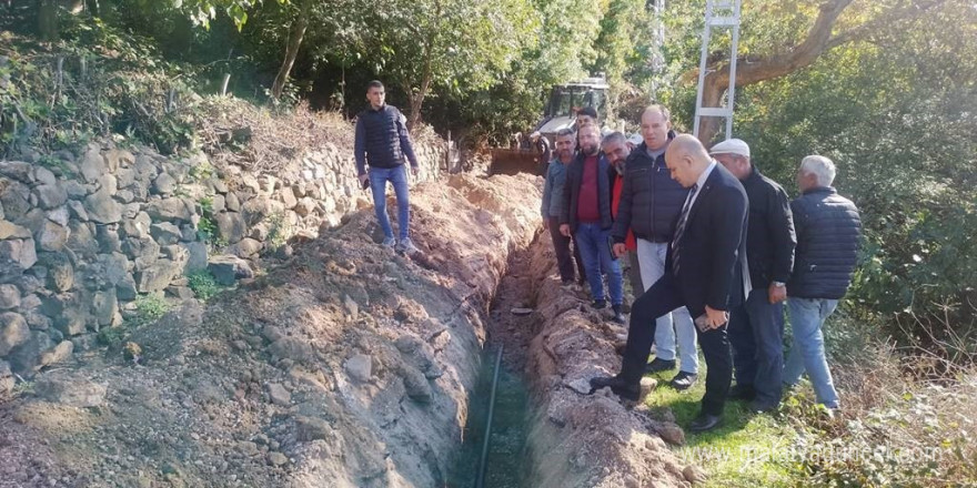 Kaymakam Dr. Nebioğlu köylerde incelemelerde bulundu