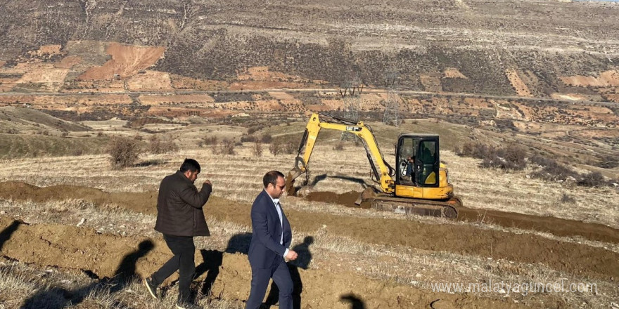 Kaymakam Partal, ağaçlandırma çalışmalarını inceledi