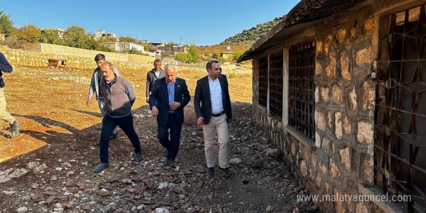 Kaymakam Partal, köylerde incelemelerde bulundu