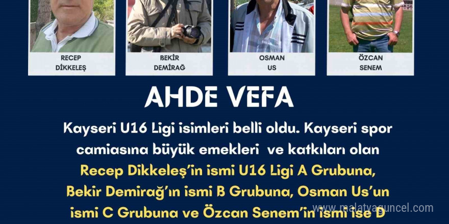 Kayseri ASKF’den ahde vefa