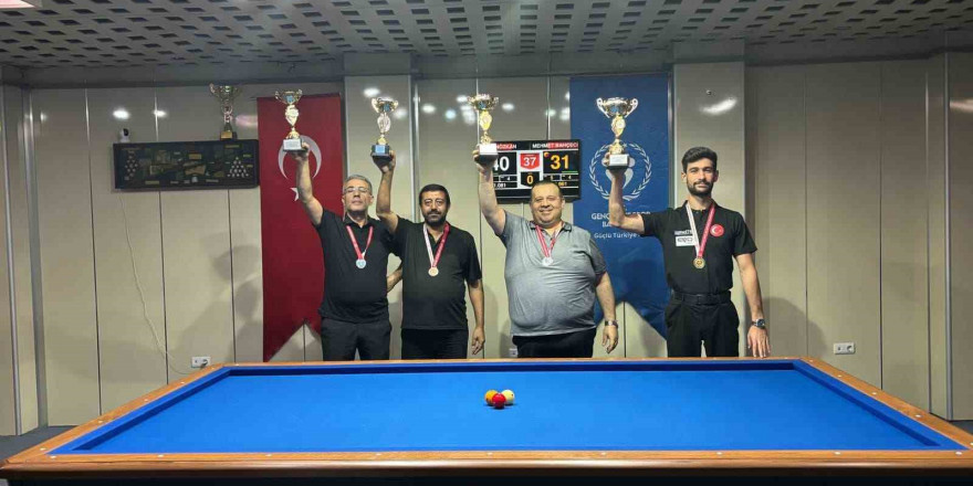 Kayseri Bilardo İl Birinciliği tamamlandı