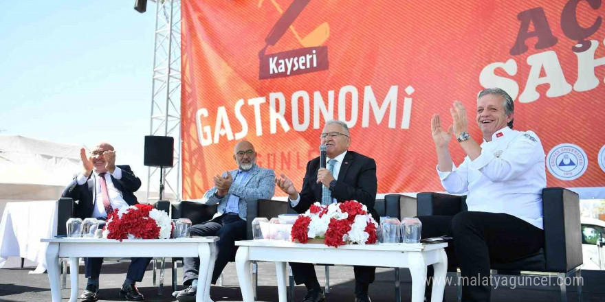 Kayseri Gastronomi Günleri’ne vatandaşlardan 