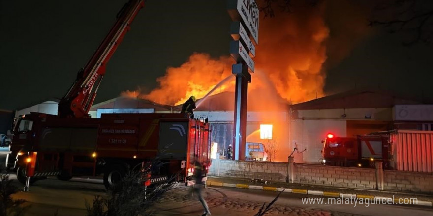 Kayseri İtfaiyesi 1 yılda 11 bin 223 olaya müdahale etti