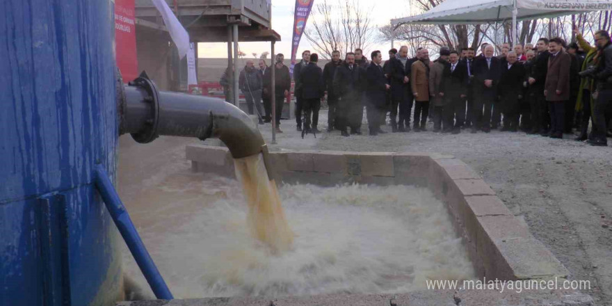 Kayseri Sera OSB için kullanılacak jeotermal su sondadan çıktı