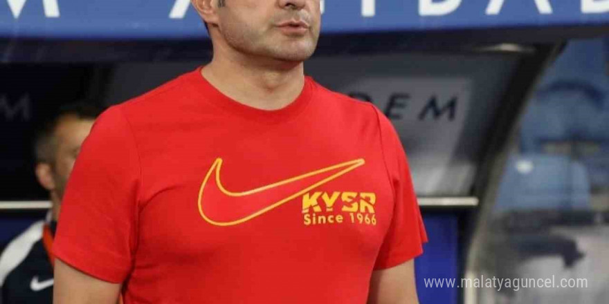 Kayserispor Akademi Sorumlusu Alper Kelkitli: 'Bize yakışanı yaptık'