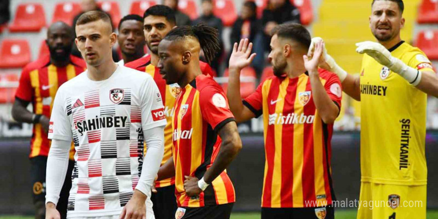 Kayserispor ligdeki 5. beraberliğini aldı