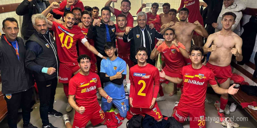 Kayserispor U19 3 puanı 3 golle aldı