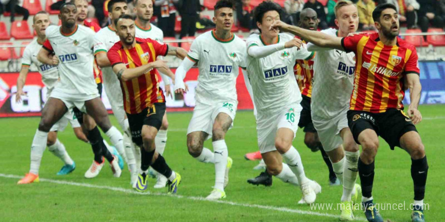 Kayserispor’un iç saha galibiyet hasreti sona erdi