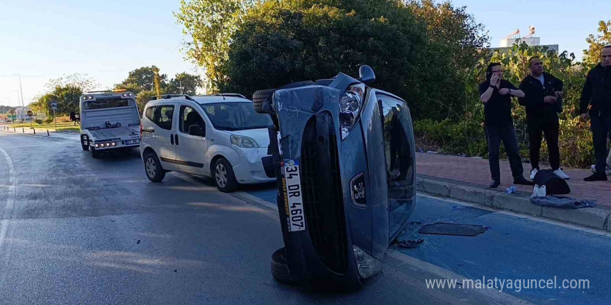 Kaza yapan arkadaşına yardım etmek isterken başka bir kazaya neden oldu