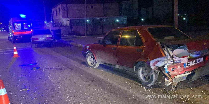 Kazaya karışan sürücü, aracı ile yaralıyı olay yerinde bırakarak kaçtı