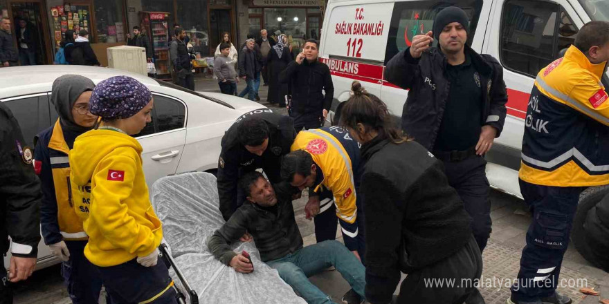 Kebapçı dükkanlarında tartışan baba-oğul tek katlı iş yerlerinin damından atladı