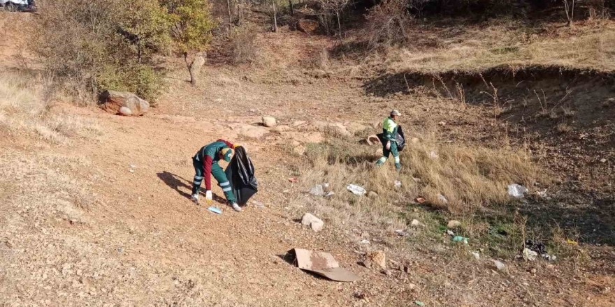 Keçiören Belediyesi Doğayı Temizleme Timi görev başında