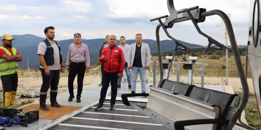 Keltepe Kayak Merkezi yeni sezona hazırlıklarına başladı