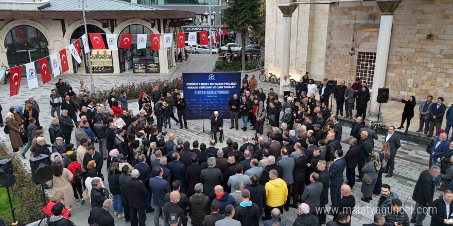 Kent Meydanı Projesinin 1. etabı açıldı