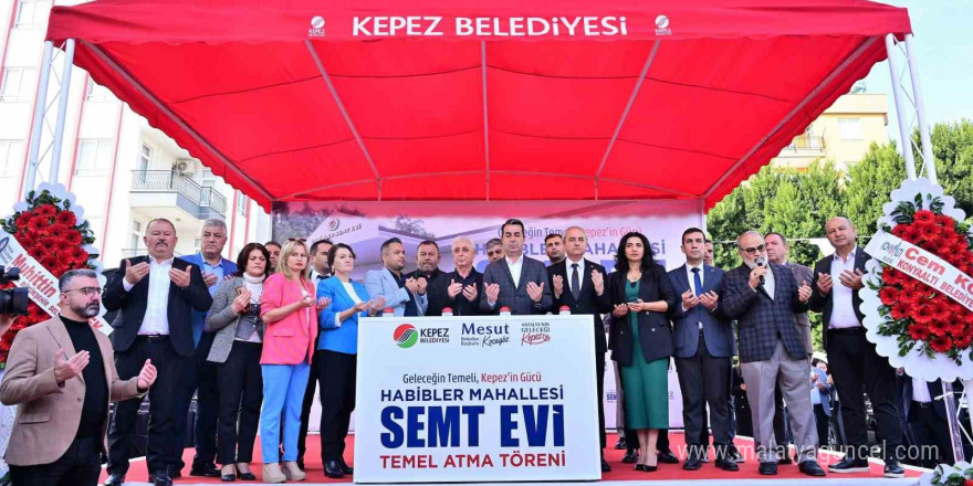 Kepez’e 38 projenin ikincisinin de temeli atıldı