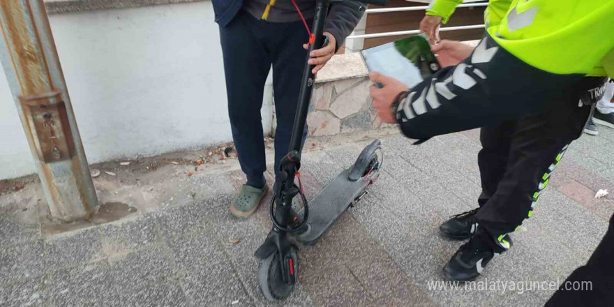 Keşan’da elektrikli scooterdan düşen 15 yaşındaki çocuk yaralandı