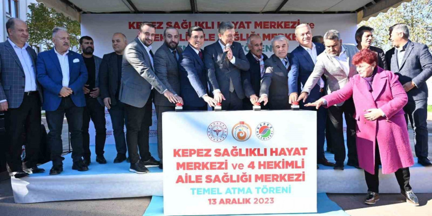 KETEM’in de hizmet vereceği Sağlıklı Hayat Merkezi ve 4 hekimli Aile Sağlığı Merkezi temeli törenle atıldı