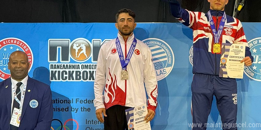 Kick Boks Büyükler Avrupa Şampiyonasında ETÜ’lü sporcudan gümüş madalya