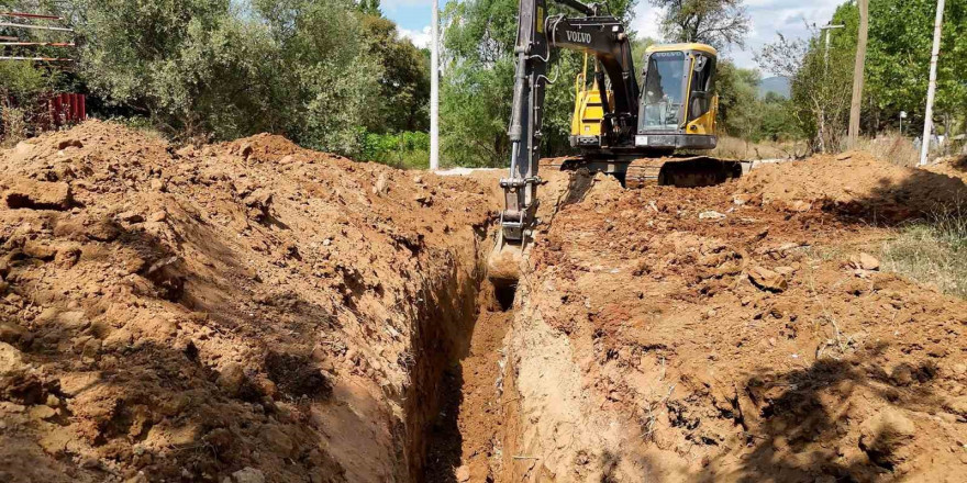 Kınık köyündeki altyapı çalışması tamamlandı