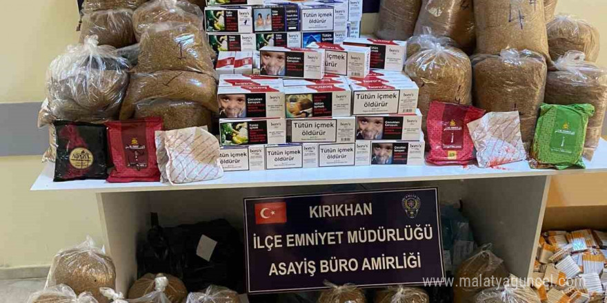 Kırıkhan’da kaçak tütün operasyonu