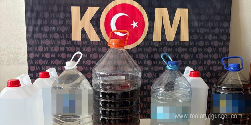 Kırıkkale 37 litre kaçak içki ele geçirildi: 2 gözaltı