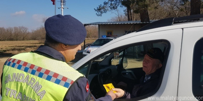 Kırklareli’de dron destekli trafik denetimi