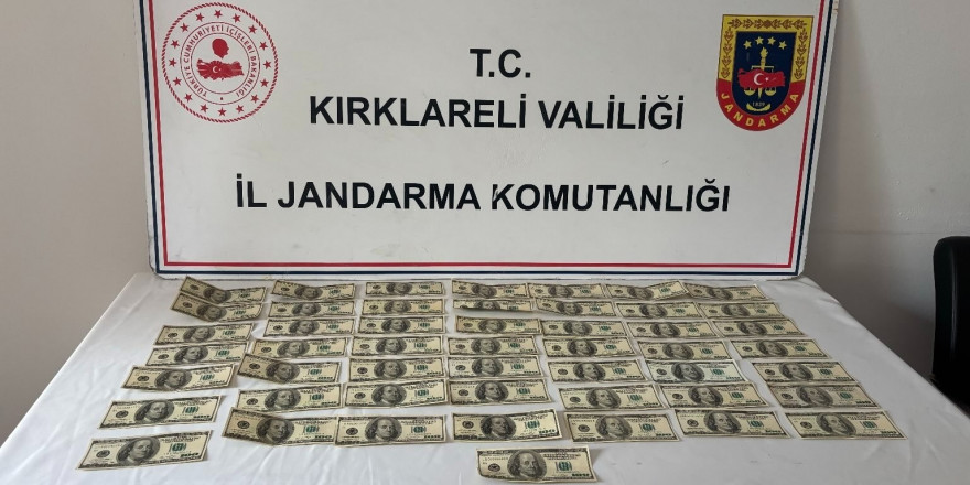 Kırklareli’nde sahte para operasyonu: 5 bin dolar ele geçirildi