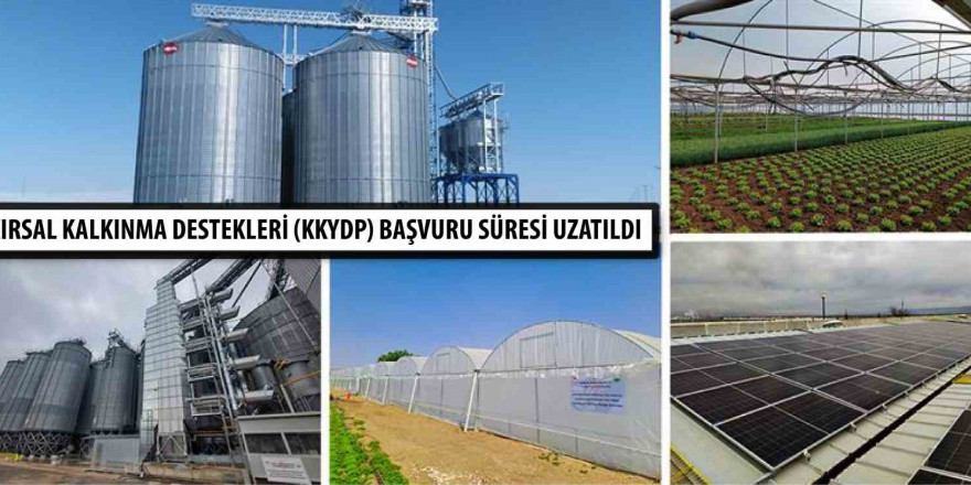 Kırsal Kalkınma Destekleri başvuru süresi uzatıldı