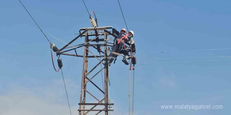 Kış öncesi enerji nakil hatlarında bakım ve onarım çalışması