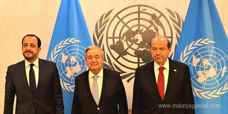 KKTC Cumhurbaşkanı Tatar, Guterres ve GKRY lideri ile görüştü