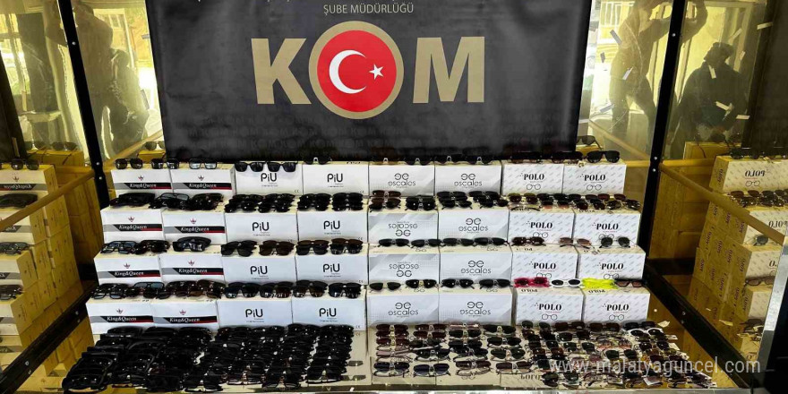 Kocaeli’de 169 bin 680 adet gümrük kaçağı güneş gözlüğü ele geçirildi