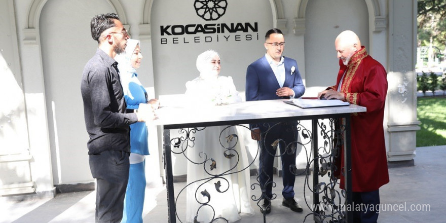 Kocasinan, 2024 yılında 2 bin 764 mutlu evliliğin temelini attı