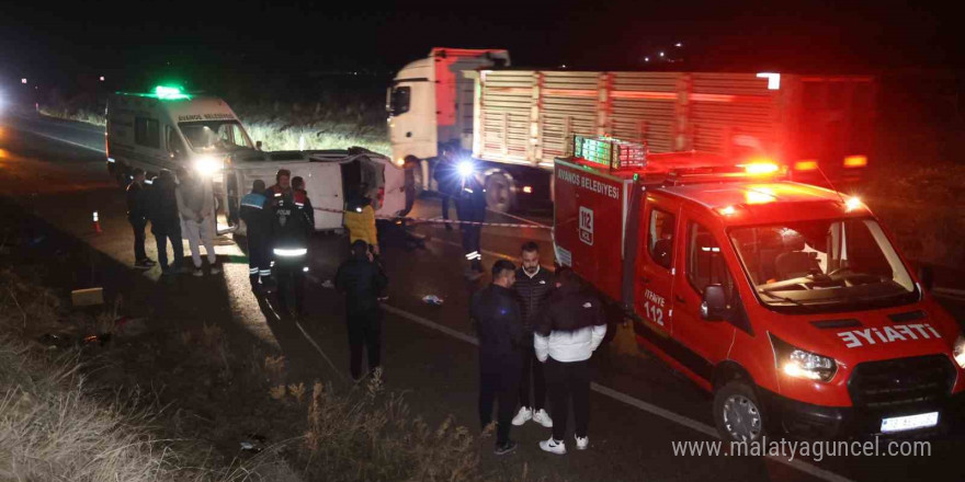 Kontrolden çıkan otomobil takla attı: 1 ölü