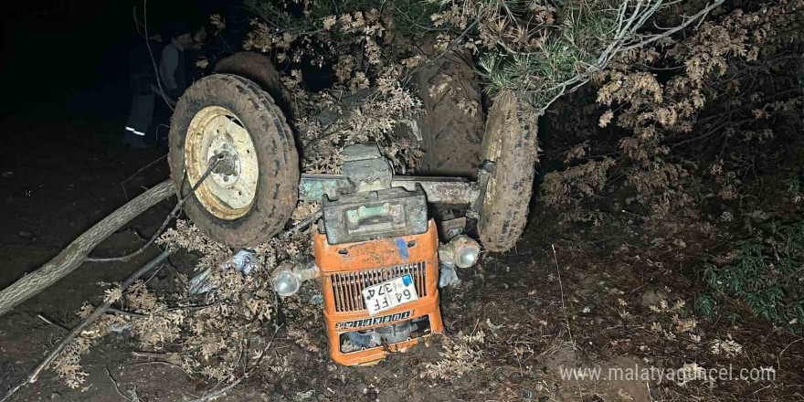 Kontrolden çıkan traktör ormanlık alana devrildi: 2 ölü, 2 yaralı