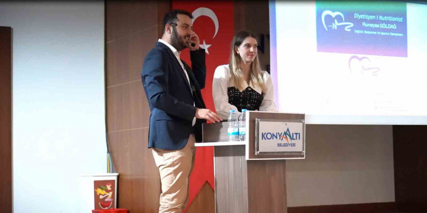 Konyaaltı’nda kalp sağlığı ve sağlıklı beslenme anlatıldı