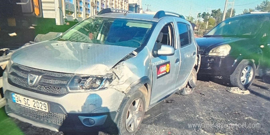 Konya’da 3 araç çarpıştı: 1 yaralı