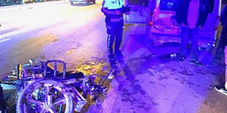 Konya’da hafif ticari araçla motosiklet çarpıştı: 1 yaralı