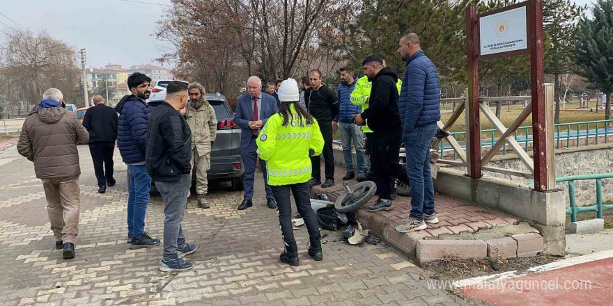 Konya’da SUV araç ile motosiklet çarpıştı: 1 yaralı