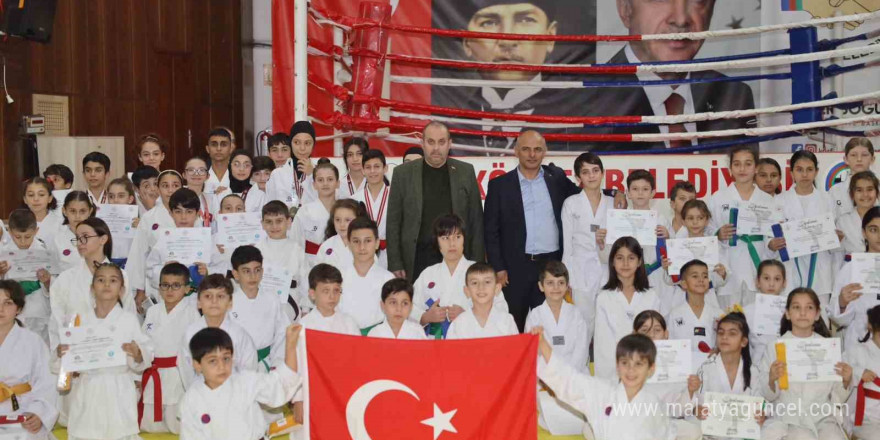 Körfez’de 150 genç sporcu kuşak atladı