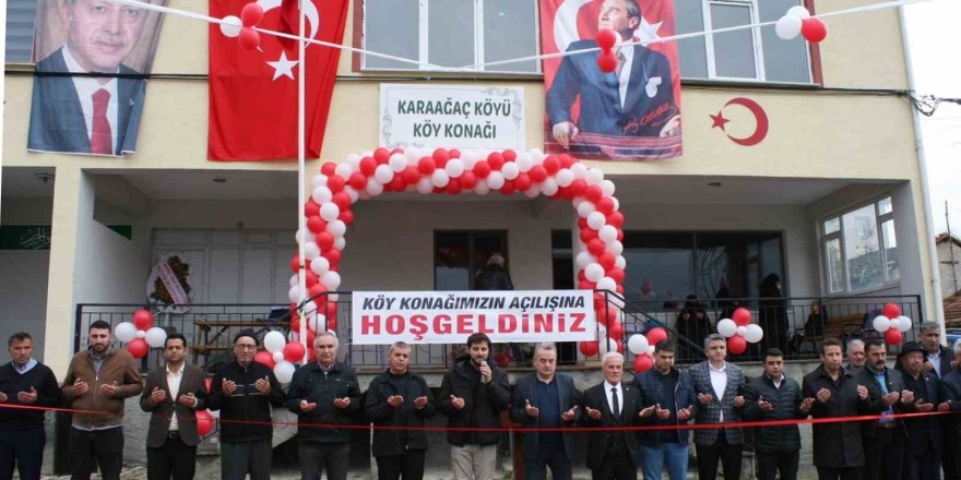 Köy konağı törenle hizmete açıldı