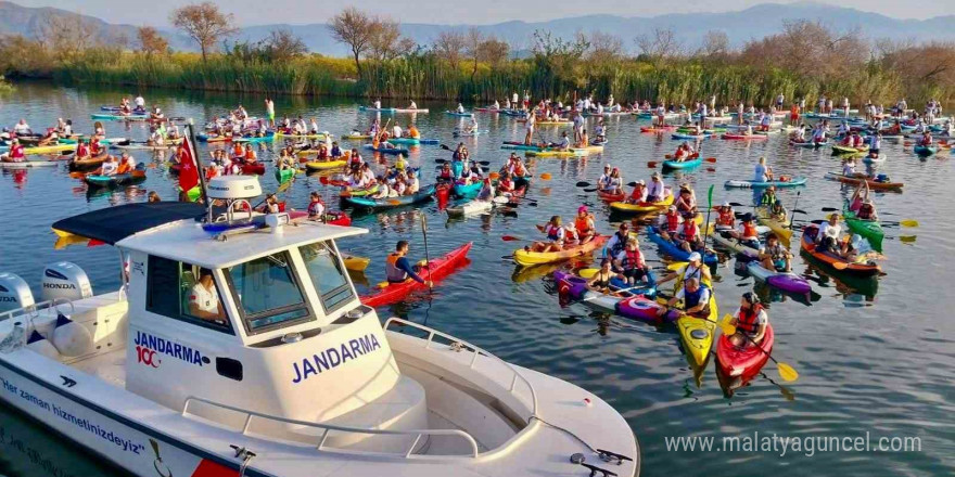 Köyceğiz kano festivalinde jandarma bot timi görev yaptı