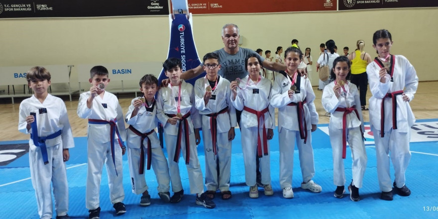 Köyceğizli Taekwondocular 5 birincilik 3 ikincilik kazandı