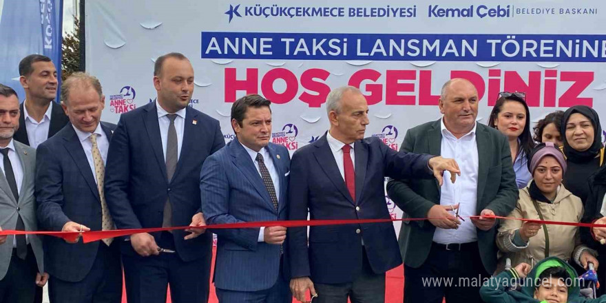 Küçükçekmece Belediyesi’nden ’Anne taksi’ projesi hayata geçirildi