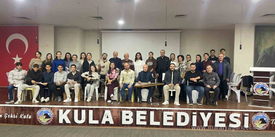 Kula Belediyesi Türk Sanat Müziği Korosu yeniden faaliyete başladı