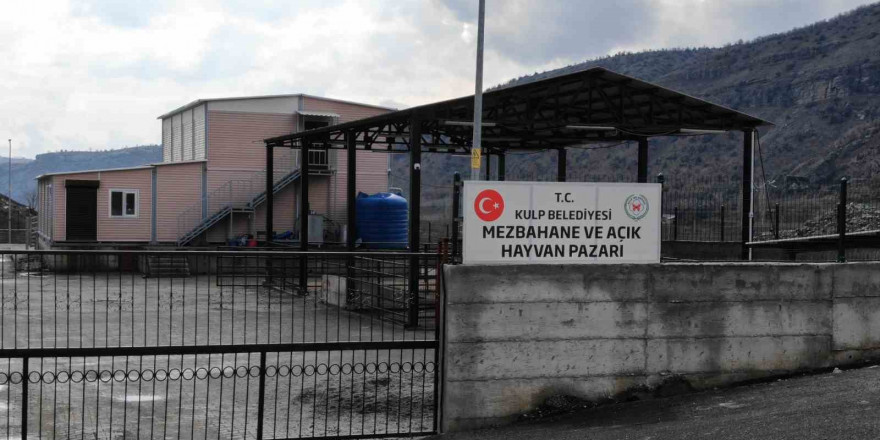 Kulp’ta açık hayvan pazarı inşa edildi