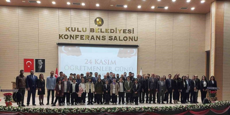 Kulu’da 24 Kasım Öğretmenler Günü kutlandı