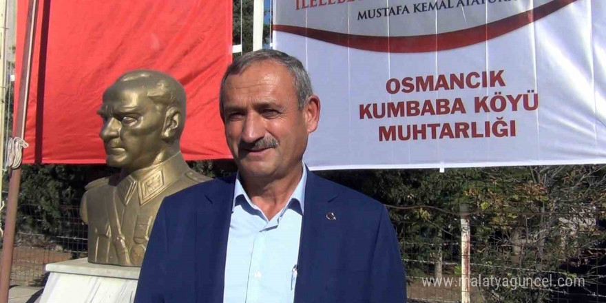 Kumbaba köyünde kurbanlar kesildi, şükür duaları yapıldı