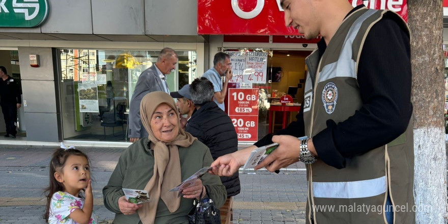 Kütahya Emniyetinden bilgilendirme faaliyetleri