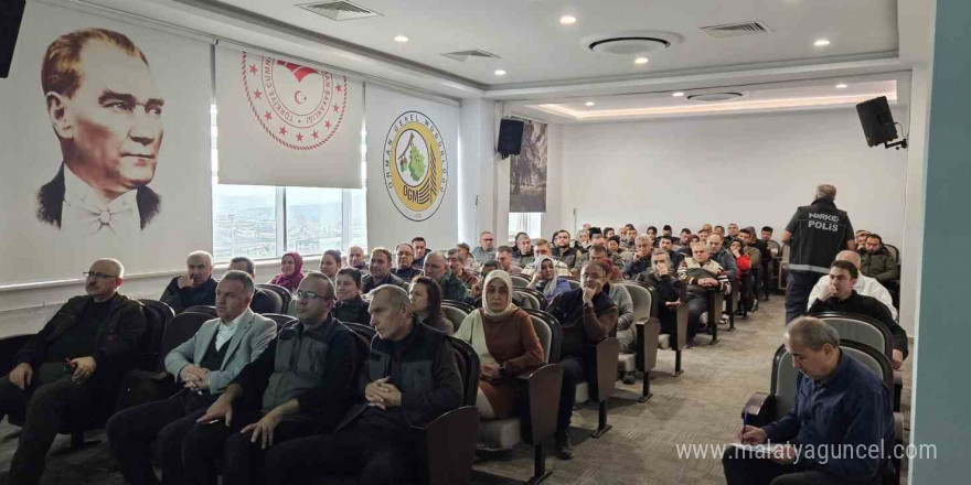 Kütahya OBM personeline bağımlılık ile mücadele eğitimi