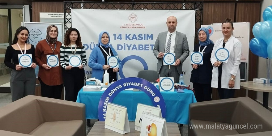 Kütahya Şehir Hastanesi’nde diyabet tarama standı